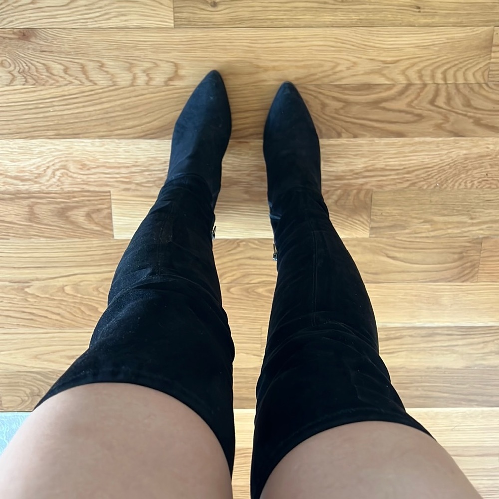 Marc Fisher Mialinda Over-the-knee Black Boots
